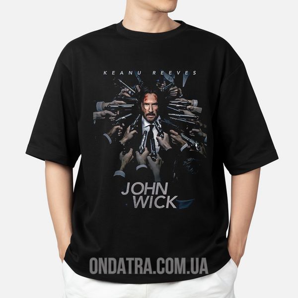 Джон Уик 01 (John Wick) - Футболка мужская оверсайз Epic фото