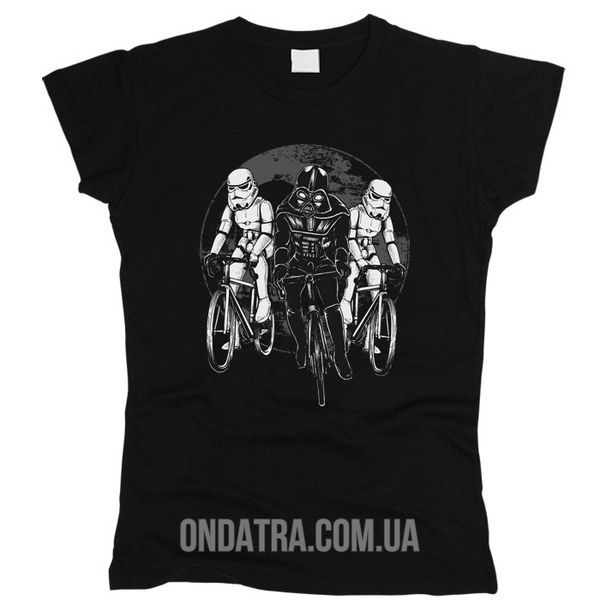 Darth Vader On The Bike 02 - Футболка жіноча фото