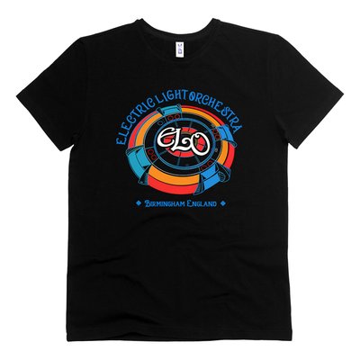 Electric Light Orchestra (ELO) 02 - Футболка чоловіча/унісекс Epic, Чорний, XS, 170 г./кв.м., 1121011