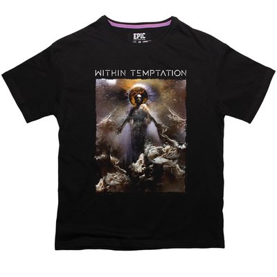 Within Temptation 02 - Футболка оверсайз женская Epic, Черный, XS, 170 г./кв.м., 1225011