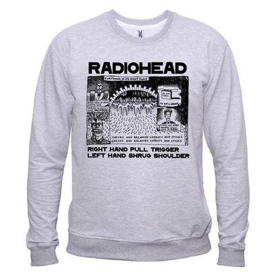 Radiohead 17 - Світшот чоловічий фото