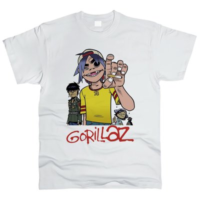 Gorillaz 03 - Футболка мужская фото