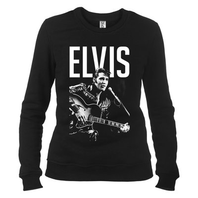 Elvis Presley 02 - Світшот жіночий, Чорний, XS, 2223011