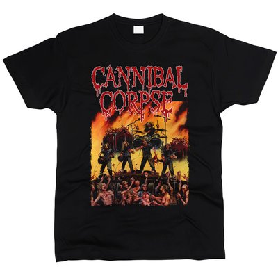 Cannibal Corpse 02 - Футболка чоловіча, Чорний, XS, Стандарт 150 г/кв.м, 1111011