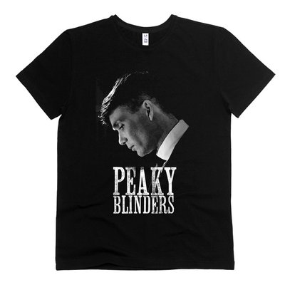 Гострі Картузи 04 (Peaky Blinders) - Футболка чоловіча/унісекс Epic розмір М, Чорний, M, 170 г./кв.м., 1121013
