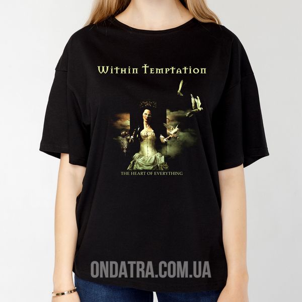 Within Temptation 03 - Футболка оверсайз женская Epic, Черный, XS, 170 г./кв.м., 1225011