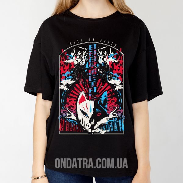Babymetal 02 - Футболка женская оверсайз Epic, Черный, XS, 170 г./кв.м., 1225011
