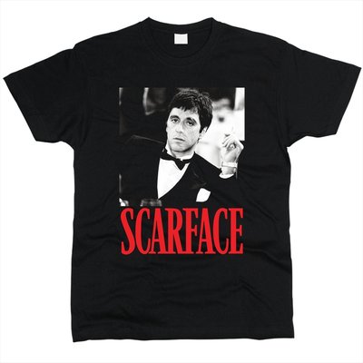 Scarface 02 (Лице зі шрамом) - Футболка чоловіча фото