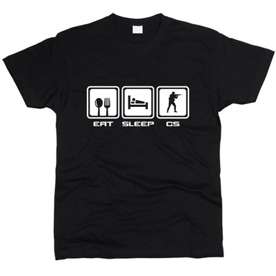 Eat Sleep CS - Футболка чоловіча фото
