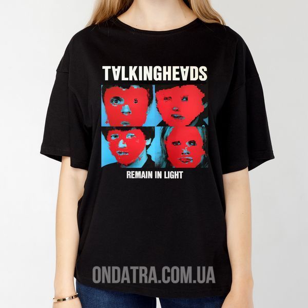 Talking Heads 01 - Футболка жіноча оверсайз Epic, Чорний, XS, 170 г./кв.м., 1225011