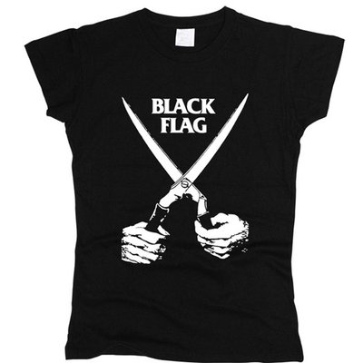 Black Flag 01 - Футболка жіноча фото