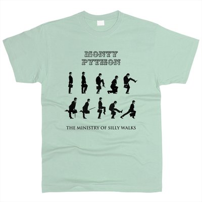 Monty Python 01 (Монті Пайтон) - Футболка чоловіча розмір L, Ментол, L, Стандарт 150 г/кв.м, 1111174