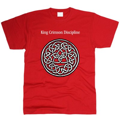 King Crimson 02 - Футболка чоловіча, Червоний, XS, Стандарт 150 г/кв.м, 1111091