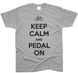 Keep Calm And Pedal On - Футболка мужская фото