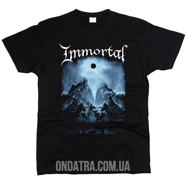 Immortal 01 - Футболка чоловіча, Чорний, XS, Стандарт 150 г/кв.м, 1111011