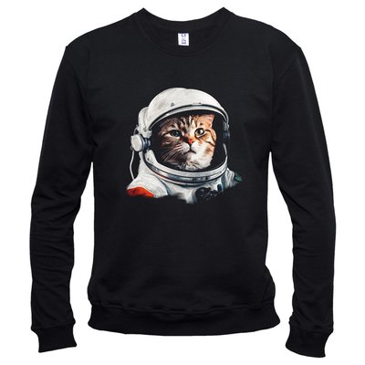 Кіт Космонавт 02 - Світшот чоловічий фото