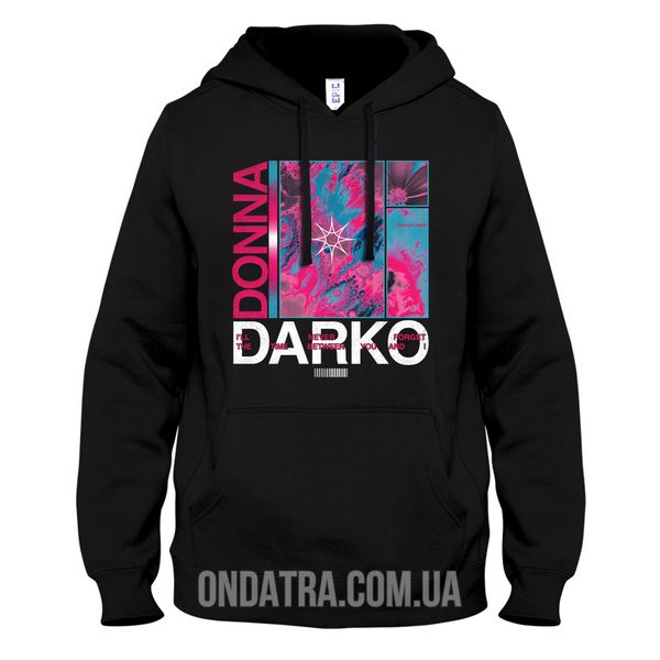 Darko US 02 - Толстовка жіноча, Чорний, S, 300 г/кв.м., Трьохнитка з начосом, 3224012