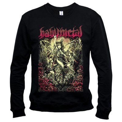 Babymetal 03 - Світшот чоловічий, Чорний, XS, Легка двохнитка 220 г/кв.м., 2123011