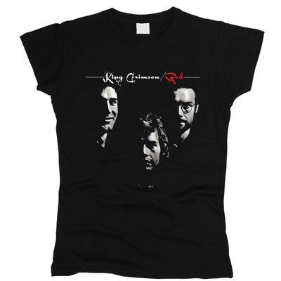 King Crimson 01 - Футболка жіноча, Чорний, S, 150 г/кв.м., 1211012