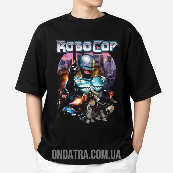 Robocop 01 (Робокоп) - Футболка чоловіча оверсайз Epic фото
