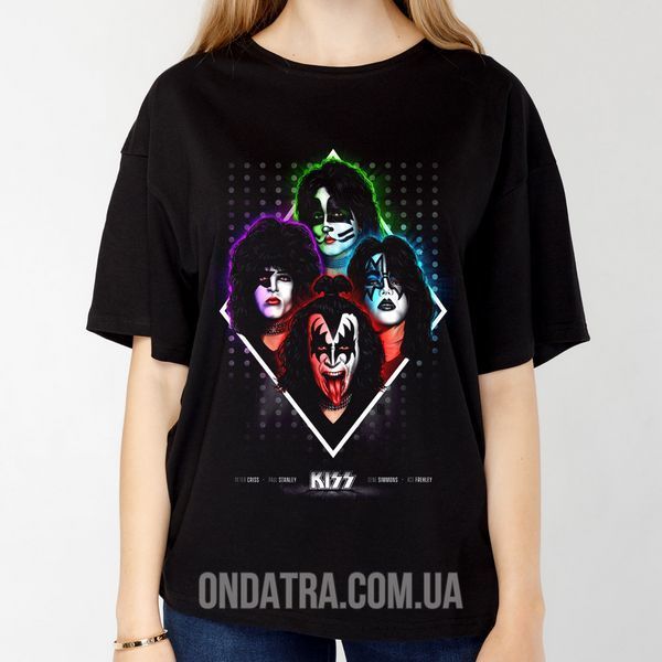 Kiss 09 - Футболка оверсайз женская Epic фото