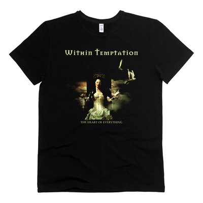 Within Temptation 03 - Футболка мужская/унисекс Epic, Черный, XS, 170 г./кв.м., 1121011