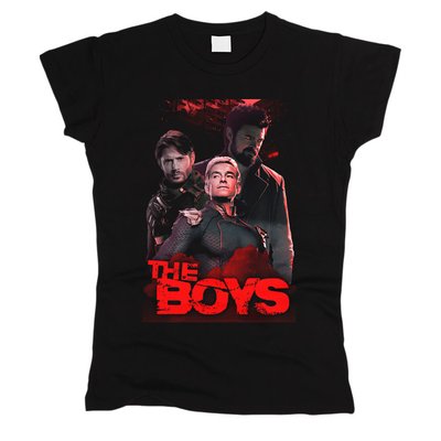 Пацаны (The Boys) 03 - Футболка женская, Черный, S, 150 г/кв.м., 1211012