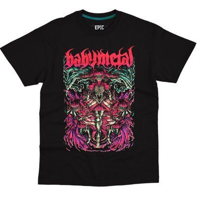 Babymetal 01 - Футболка чоловіча оверсайз Epic, Чорний, S, 200 г./кв.м., 1125012