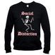 Social Distortion 01 - Світшот чоловічий, Чорний, XS, Легка двохнитка 220 г/кв.м., 2123011