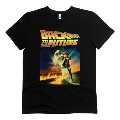 Back To The Future 05 - Футболка чоловіча/унісекс Epic розмір XXXL, Чорний, XXXL, 170 г./кв.м., 1121017