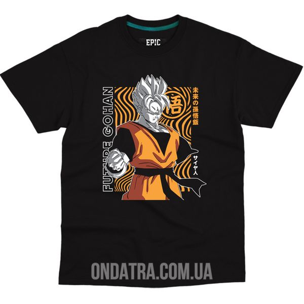 Dragon Ball 01 - Футболка чоловіча оверсайз Epic, Чорний, S, 200 г./кв.м., 1125012