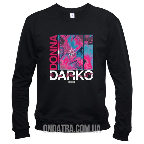 Darko US 02 - Свитшот мужской, Черный, XS, Легкая двунитка 220 г/кв.м., 2123011