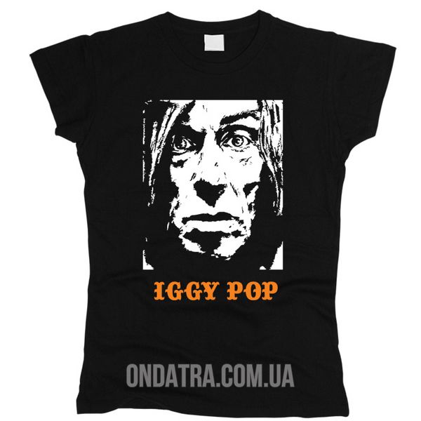 Iggy Pop 01 - Футболка женская фото