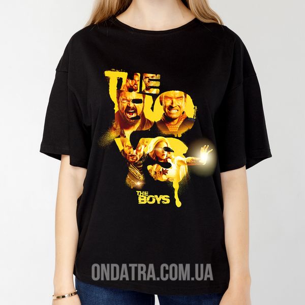 Пацаны (The Boys) 01 - Футболка оверсайз женская Epic, Черный, XS, 170 г./кв.м., 1225011