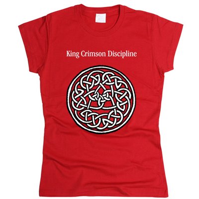 King Crimson 02 - Футболка жіноча, Червоний, S, 150 г/кв.м., 1211092
