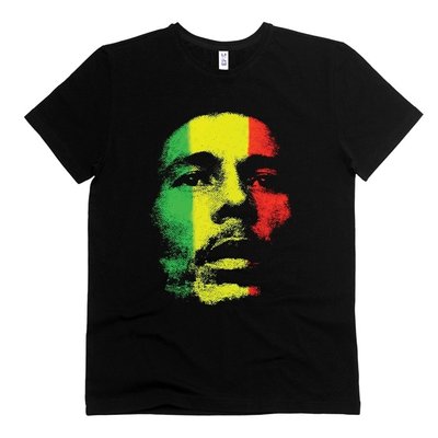 Bob Marley 06 - Футболка чоловіча/унісекс Epic розмір S, Чорний, S, 170 г./кв.м., Чорний, 1121012