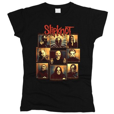 Slipknot 06 - Футболка женская размер М, Черный, M, 150 г/кв.м., 1211013