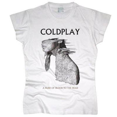 Coldplay 01 - Футболка жіноча фото