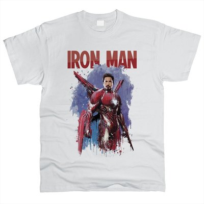 Iron Man 02 (Залізна Людина) - Футболка чоловіча фото