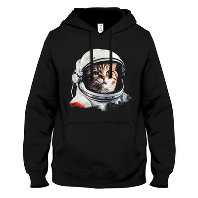 Кіт Космонавт 02 - Толстовка жіноча фото