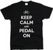 Keep Calm And Pedal On - Футболка мужская фото 1