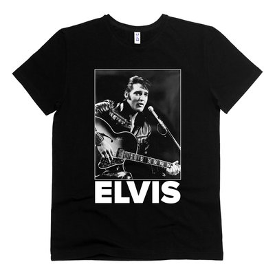 Elvis Presley 01 - Футболка чоловіча/унісекс Epic, Чорний, XS, 170 г./кв.м., 1121011