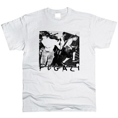 Fugazi 04 - Футболка чоловіча розмір S, Білий, S, Стандарт 150 г/кв.м, Білий, 1111022