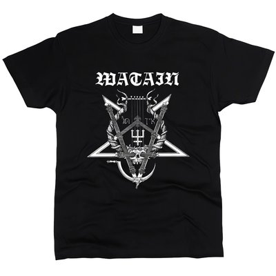 Watain 02 - Футболка чоловіча, Чорний, XS, Стандарт 150 г/кв.м, 1111011