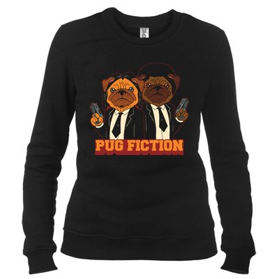 Pug Fiction - Світшот жіночий фото