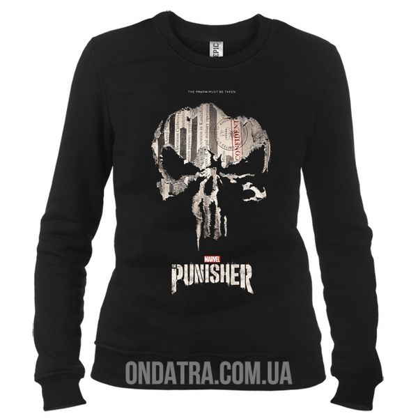 Punisher 02 (Каратель) - Свитшот женский фото