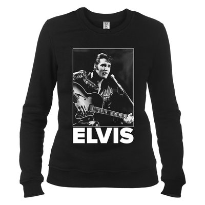 Elvis Presley 01 - Свитшот женский, Черный, XS, 2223011