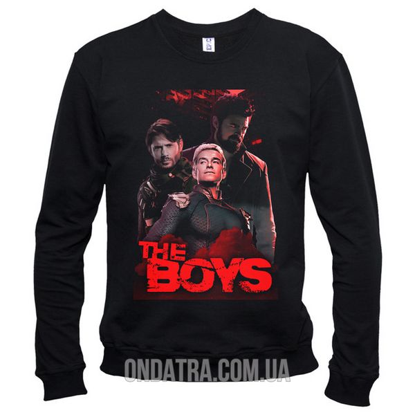 Хлопаки (The Boys) 03 - Світшот чоловічий, Чорний, XS, Легка двохнитка 220 г/кв.м., 2123011