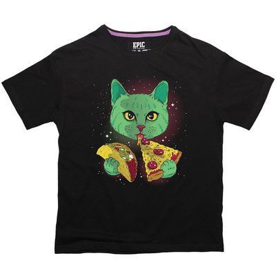Pizza Cat - Футболка оверсайз жіноча Epic фото