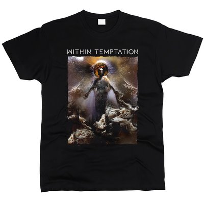 Within Temptation 02 - Футболка мужская, Черный, XS, Стандарт 150 г/кв.м, 1111011